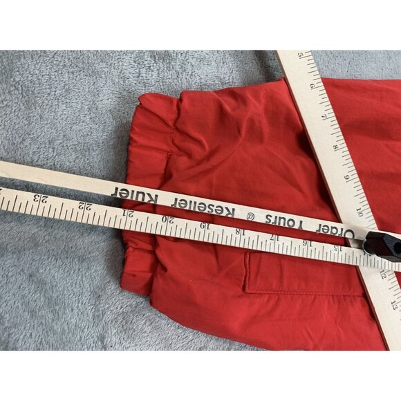 Vintage Eddie Bauer Jacket Womens Large Red Nylon Fleece Lined USA Made 90s Y2K - Picture 8 of 14